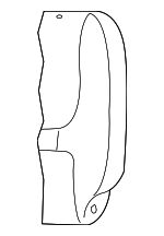 HVA000240 - Body: Seat Back Pad for Land Rover: Freelander Image