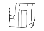 HMA500340PUY - Body: Seat Back Cover for Land Rover: Freelander Image