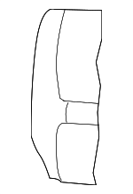 HVA500100 - : Seat Back Pad for Land-Rover Image