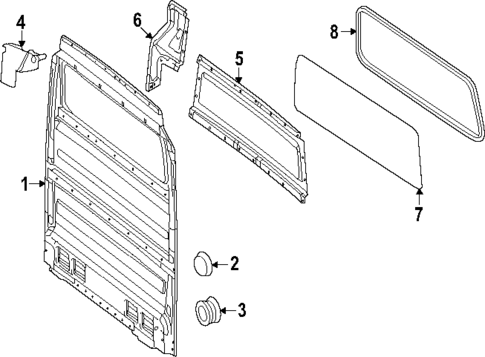Partition Panel for 2025 Mercedes-Benz eSprinter #0