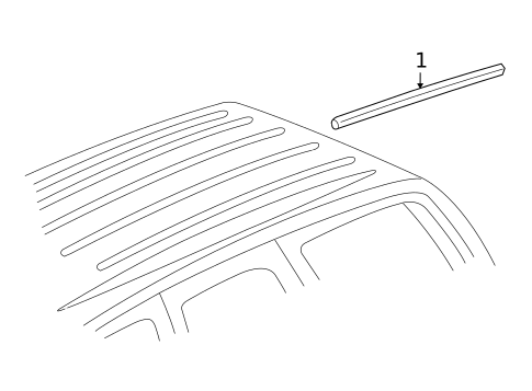 Exterior Trim - Roof for 2007 Chevrolet Suburban 1500 #0