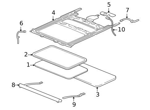 Sunroof for 2006 Isuzu Ascender #0