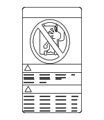 985N87P701 - Body: Air Bag Label for Nissan Image