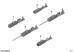 61131393724 - Vehicle Electrical System: Socket Terminal Mqs for BMW: 128i, 135i, 318i, 318is, 318ti, 320i, 320iX, 323Ci, 323i, 325Ci, 325i, 325is, 325xi, 328Ci, 328d, 328dX, 328i, 328iX, 328xi, 330Ci, 330e, 330eX, 330i, 330iX, 330xi, 335d, 335i, 335is, 335iX, 335xi, 340i, 340iX, 428i, 428iX, 430i, 430iX, 435i, 435iX, 440i, 440iX, 525i, 525xi, 528i, 528iX, 528xi, 530e, 530eX, 530i, 530iX, 530xi, 535d, 535dX, 535i, 535iX, 535xi, 540dX, 540i, 540iP, 540iX, 545i, 550eX, 550i, 550iX, 640i, 640iX, 645Ci, 650i, 650iX, 740eX, 740i, 740iL, 740iLP, 740iX, 740LdX, 740Li, 740LiX, 745eX, 745i, 745Li, 750i, 750iL, 750iLP, 750iX, 750Li, 750LiX, 760i, 760Li, BMW ALPINA B6, BMW ALPINA B7, BMW ALPINA B7L, BMW ALPINA B7LX, BMW ALPINA B7X, BMW ALPINA V8, Hybrid 3, Hybrid 5, Hybrid 7, Hybrid 7L, i3 120Ah, i3 120Ah Rex, i3 60Ah, i3 60Ah Rex, i3 94Ah, i3 94Ah Rex, i3s 120Ah, i3s 120Ah Rex, i3s 94Ah, i3s 94Ah Rex, i4 eDrive35, i4 eDrive40, i4 M50, i4 M50 xDrive, i4 M60 xDrive, i4 xDrive40, i5 eDrive40, i5 M60 xDrive, i5 xDrive40, i8, iX M60, iX M70 xDrive, iX xDrive40, iX xDrive45, iX xDrive50, iX xDrive60, M Coupé, M3, M3 3.2, M3 Comp. M xDrive, M3 Competition, M3 CS, M340i, M340iX, M5, M5 CS, M550iX, M6, M760iX, X1 28i, X1 28iX, X1 35iX, X2 28i, X2 28iX, X2 M35iX, X3 2.5i, X3 28dX, X3 28i, X3 28iX, X3 3.0i, X3 3.0si, X3 30 xDrive, X3 30eX, X3 30i, X3 30iX, X3 35iX, X3 M, X3 M40iX, X3 M50 xDrive, X4 28iX, X4 30iX, X4 35iX, X4 M, X4 M40iX, X5 3.0i, X5 35dX, X5 35i, X5 35iX, X5 4.4i, X5 4.6is, X5 4.8is, X5 40eX, X5 40i, X5 40iX, X5 45eX, X5 50iX, X5 M, X5 M50iX, X6 35i, X6 35iX, X6 40i, X6 40iX, X6 50iX, X6 M, X6 M50iX, Z3 1.9, Z3 2.5, Z3 2.5i, Z3 2.8, Z3 3.0i, Z3 M3.2, Z4 2.5i, Z4 28i, Z4 3.0i, Z4 3.0si, Z4 30i, Z4 35i, Z4 35is, Z4 M3.2, Z4 M40i, Z8 Image image