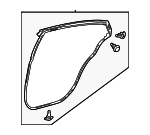 2023-2024 Toyota - Door Weather-Strip