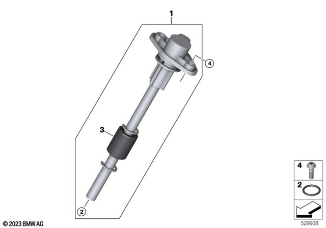 12611542971 - Engine Electrical System: Oil-Level Sensor -  for BMW-Motorrad Image