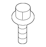 MU140017 - Body: Hinge Bolt for Mitsubishi Image