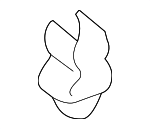 MU001908 - : Support Rod Retainer for Mitsubishi: Mirage, Mirage G4 Image