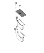 5LF14ZDMAB - Interior Trim: Storage Bin Cover for Mopar Image