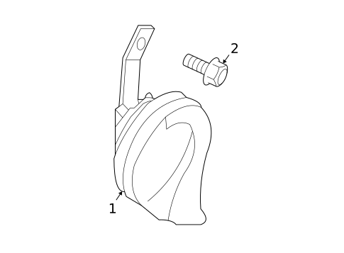 Horn for 2013 Nissan Altima #1