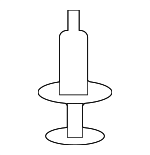 94858560 - Body: Bumper Cover Lower Retainer for Chevrolet: Prizm | Pontiac: Vibe Image