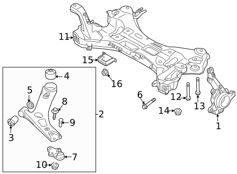 Suspension Components for 2012 Kia Sportage #1