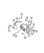 52126193AA - : Engine Mount Shield, Left for Mopar Image