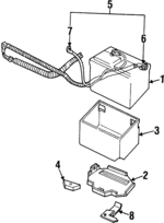 12157233 - Electrical: Positive Cable for Buick: Skylark | Oldsmobile: Achieva | Pontiac: Grand Am Image