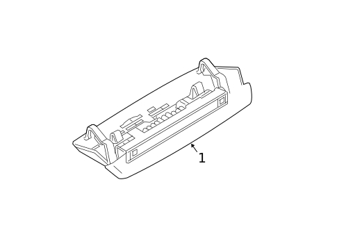 High Mounted Stop Lamp for 2017 Nissan Versa Note #0