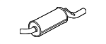 18307645176 - : Rear Muffler for Mini: Cooper Image