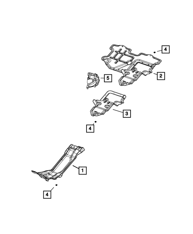 68299654AC - Exhaust: Exhaust Shield for Mopar Image