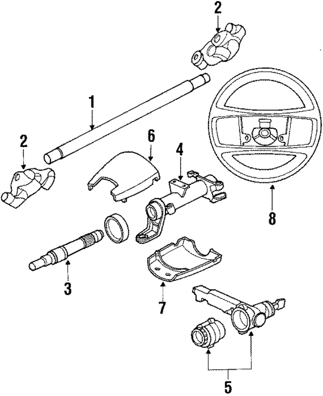 91134721102 - Steering: Intermediate Shaft for Porsche Image