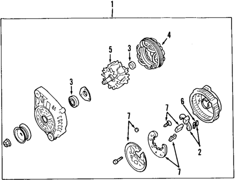 Alternator for 2004 Nissan Xterra #1