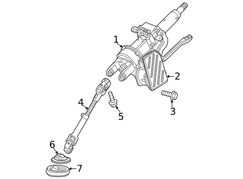 Steering Column Assembly for 2024 Buick Encore GX #0