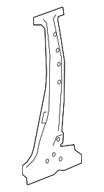 63610TBA315ZZ - Body: Center Pillar Reinforced for Honda: Civic, Insight Image