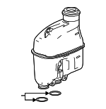 25819820 - Body: Reservoir for Chevrolet: Malibu | Pontiac: G6 | Saturn: Aura Image