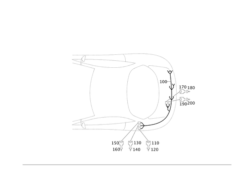 Piping Rear Lid for 2006 Mercedes-Benz SLR McLaren #0