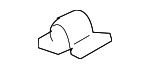 12763576 - Body: Upper Cover Clip for Saab Image
