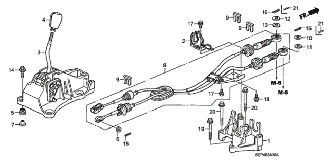 Shift Lever for 2004 Acura TL #0
