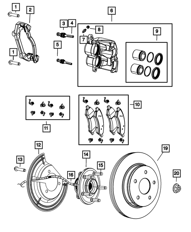 R8037147AC - Brakes: Disc Brake Caliper Assembly, Remanufactured, Left for Mopar Image image