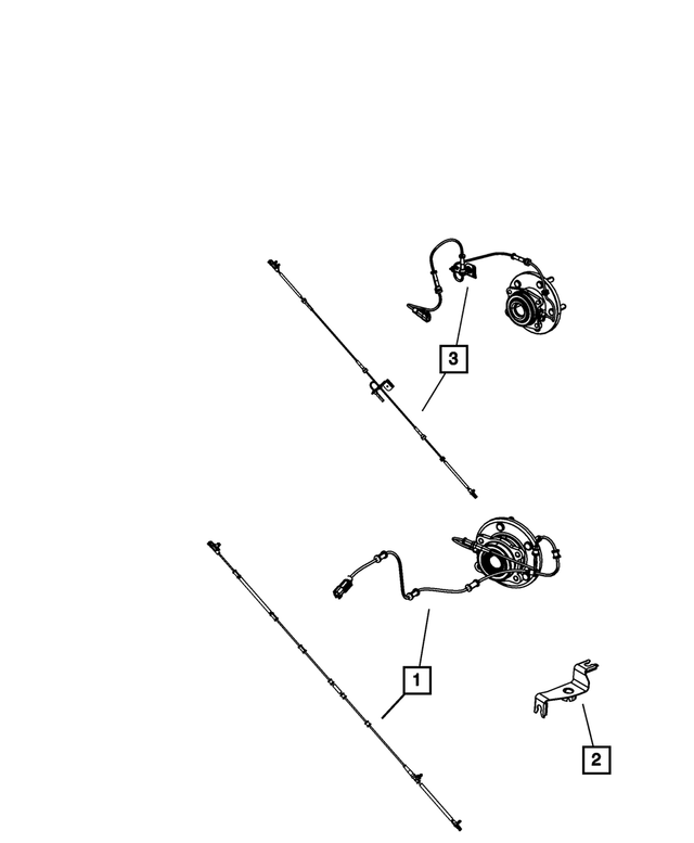 56026766 - Electrical: Brake Sensor Bracket, Right for Mopar Image