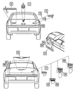 4806013AA - Exterior Ornamentation: Medallion Nameplate for Mopar Image