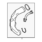 13718574784 - Engine: Air Pipe for BMW: 535d, 535d xDrive Image