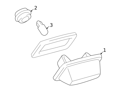 License Lamps for 2005 Scion xA #0