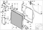 17101439117 - Radiator: Bracket F.Radiator for BMW Image