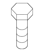 N91196402 - Body: Seat Assembly Mount Bolt for Audi: e-tron GT, e-tron Quattro, e-tron S, e-tron S Sportback, e-tron Sportback, Q3, Q4 e-tron, Q4 e-tron Sportback, Q8 e-tron, Q8 e-tron Sportback, SQ8 e-tron, SQ8 e-tron Sportback Image
