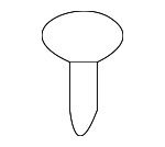 MR740657 - Body: Rear Body Panel Trim Panel Clip for Mopar Image