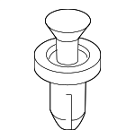 90601R60U01 - Engine: Air Inlet Assembly Retainer Clip for Acura Image
