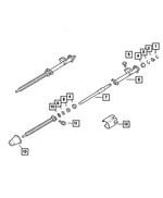 5101703AA - Steering: Steering Column Shaft for Mopar Image