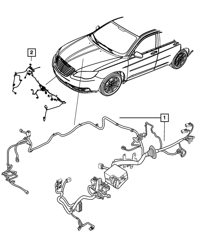 5148233AF - Electrical: Front End Module Wiring for Mopar Image