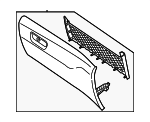 GS7Z5406024AA - Body: Glove Box Door for Ford: Fusion, Police Responder Hybrid, SSV Plug-In Hybrid Image