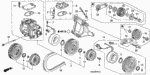 38773PJ7003 - Body/Air Conditioning: CLIP, WIRE HARNESS for Honda Image