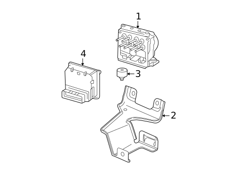 ABS Components for 2002 Pontiac Sunfire #0