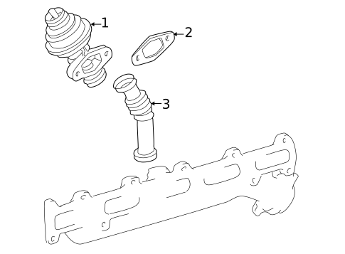 Emission Components for 1997 Mercedes-Benz E300 #0