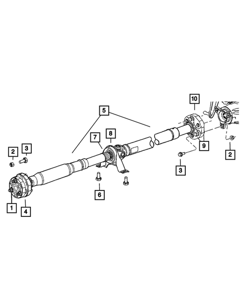 Drive Shaft for 2011 Dodge Charger #0