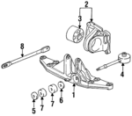 99337504100 - Engine: Support Assembly for Porsche Image