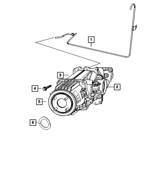5273394AC - Four Wheel Drive; Differential and Drive Line: Axle Vent for Mopar Image