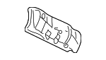 80115S3Y010 - HVAC: Upper Seal for Honda: Insight Image