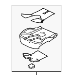 LR145272 - : Seat Cushion Pad for Land-Rover Image