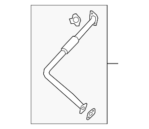 JL3Z9E470D - : Egr Pipe for Ford: F-150 Image